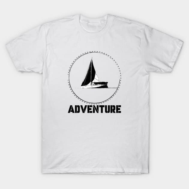 sailboat T-Shirt by EmreDesign